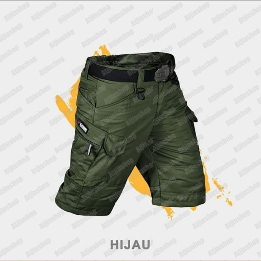 SIZE 28-50 Celana Pendek Cargo Lapangan  PDL Tactical  American Drill / Celana Gunung Pria Master