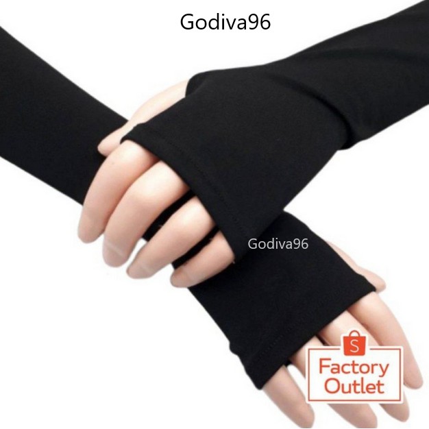 Godiva96 - HANDSOCK SPANDEK JERSEY Manset Tangan Kain Jersey Hand Sock Medan