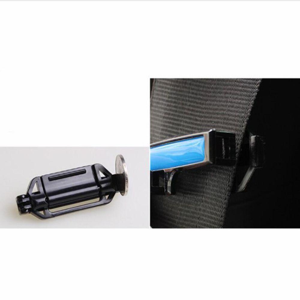Suyo 2pcs Belt Safety Adjuster Clip Auto Fastener Adjustment Lock Meningkatkan Kenyamanan Socket Seatbelt Stopper