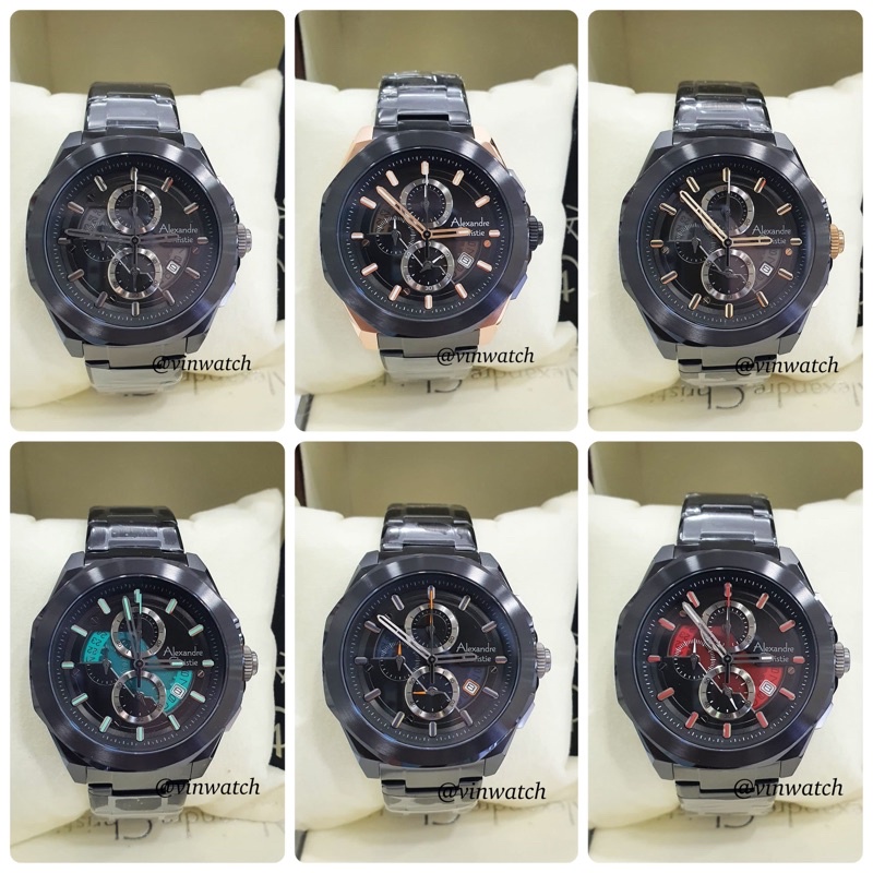 Jam Tangan Pria Alexandre Christie 6645