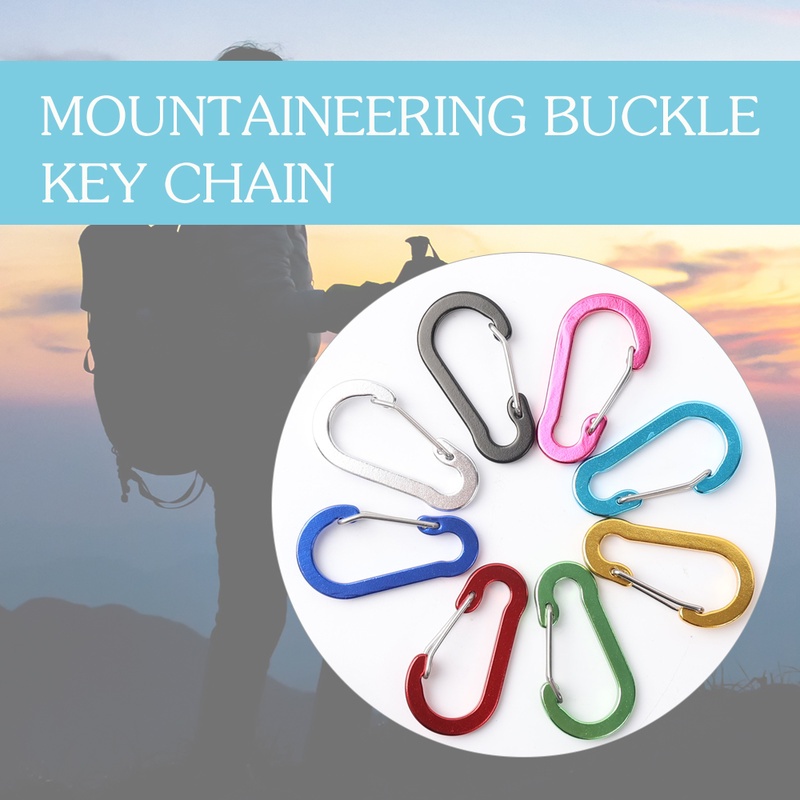 Carabiner Bahan Aluminum Alloy Untuk Camping / Climbing