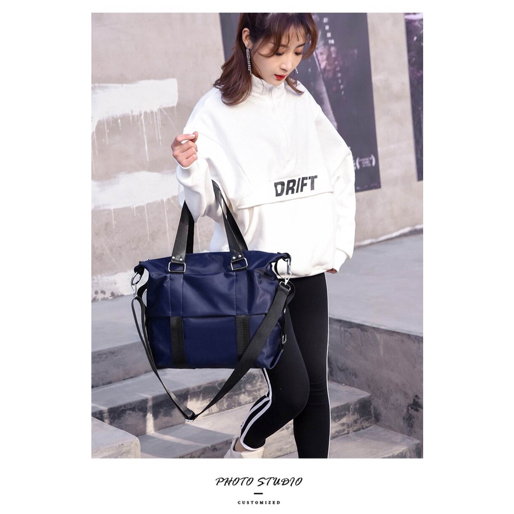 ZIE.STORE11/ Tas selempang nilon waterproof/ tas bahu anti air