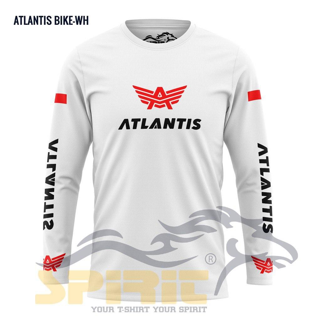 BAJU SEPEDA ATLANTIS BIKE PRIA LIPAT MTB GOWES LENGAN PANJANG JUMBO