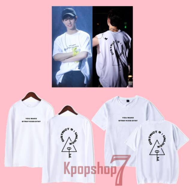 Kaos straykids baju straykids tshirt straykids district 9