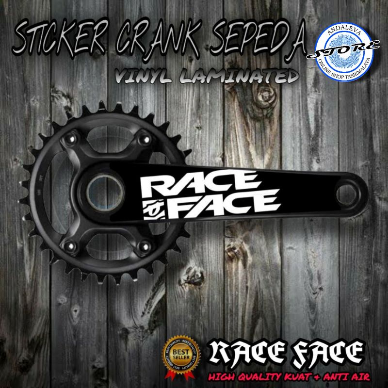 [PROMO] Stiker Crank RACEFACE Sepeda / Stiker Decal Crank Sepeda / Pelindung Pedal Sepeda Seri A - s