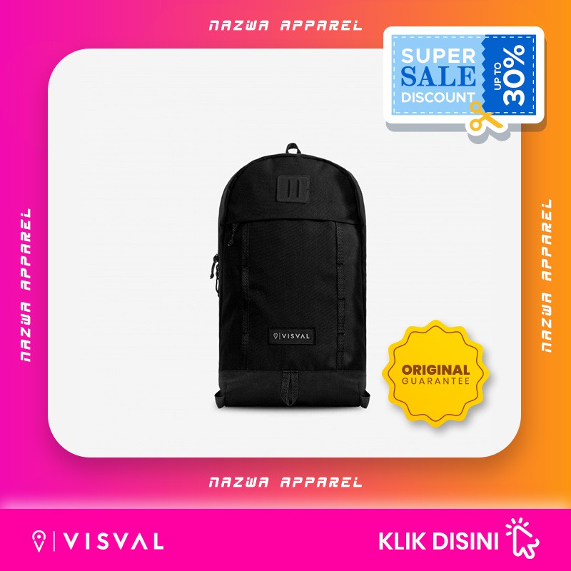 TAS RANSEL BACKPACK VISVAL RIDLEY BLACK