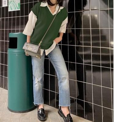 ♕ SYIFA VEST OUTER BASIC APE.STORE ➺