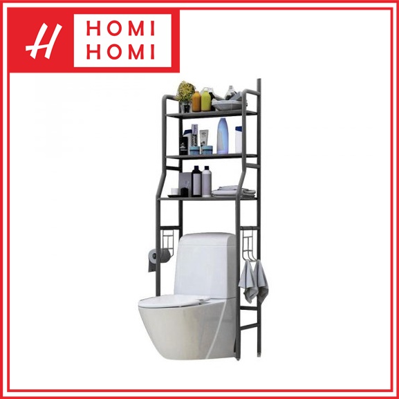 homihomi Rak Sabun Kamar Mandi Mesin Cuci Toilet Organizer Besi RM003 Kuat Awet