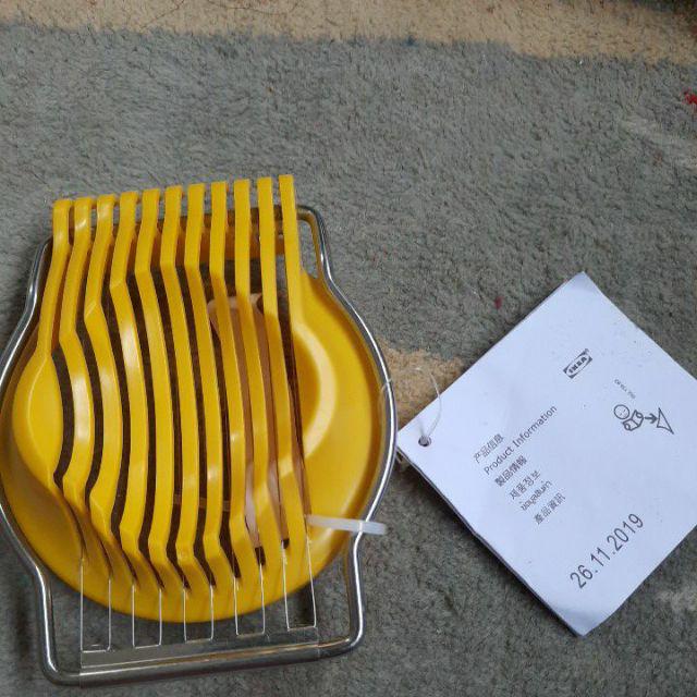 Egg Slicer, Pengiris Telur, Warna Kuning Peralatan Dapur Ukuran 10x12cm Sl629