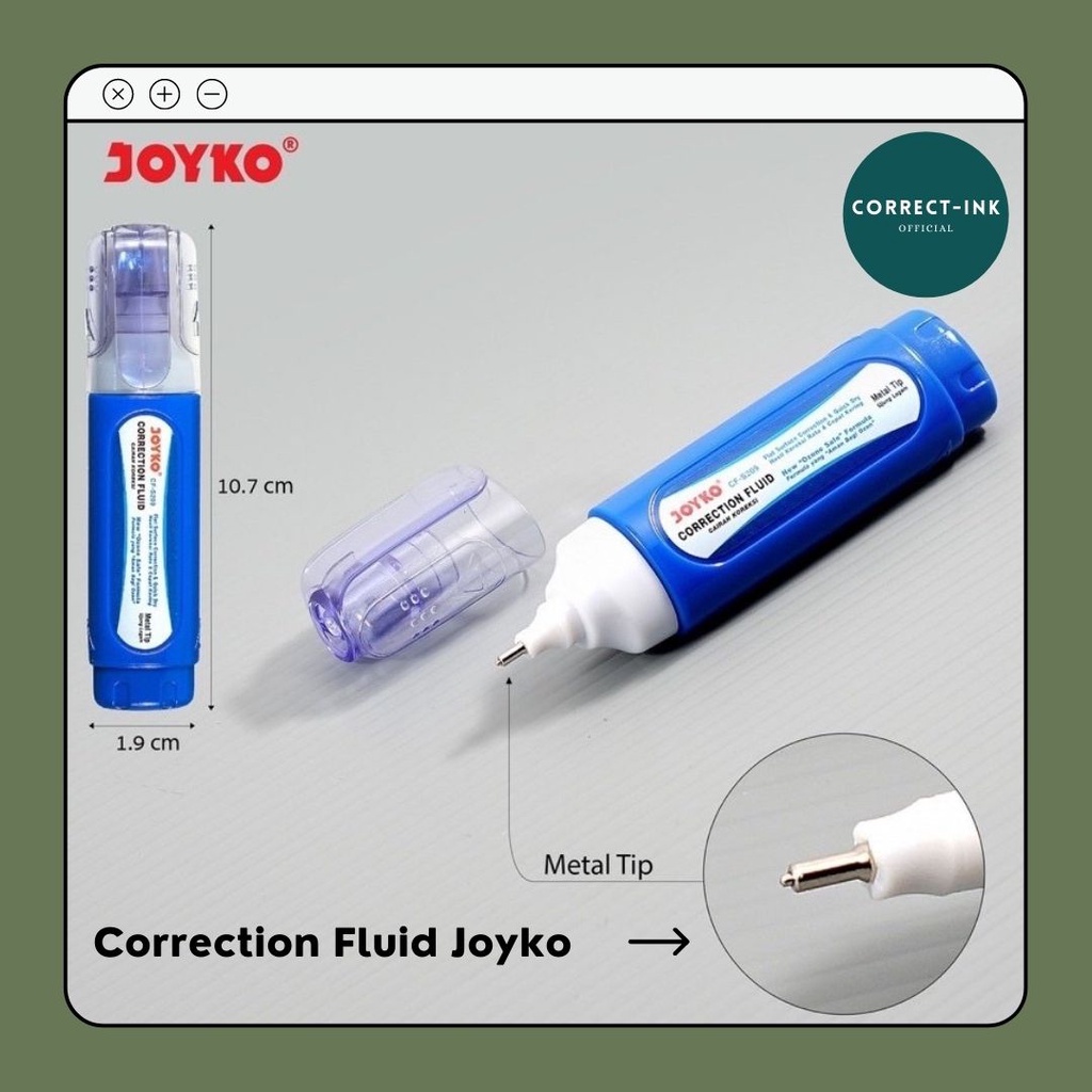 Tip Ex Cair Joyko CF-S209 / Correction Fluid Joyko