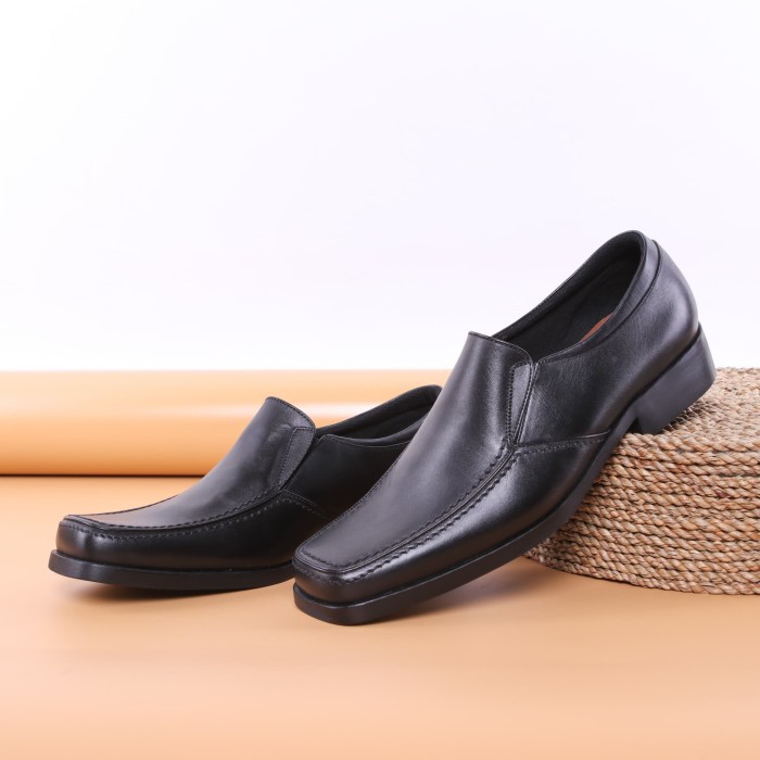 COD - SEPATU PANTOFEL SLIP ON PRIA PANTOFEL FORMAL TANPA TALI