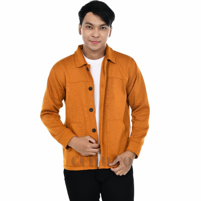 TERBARU JAKET PRIA | SHACKET JACKET FLECEE-1