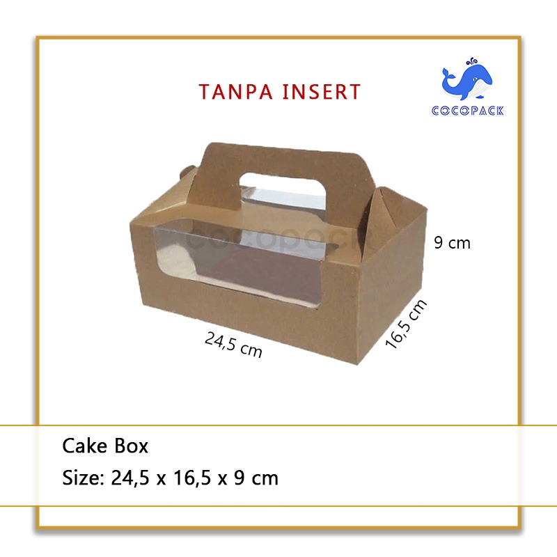 

Brown Paper Cup Cake Box Hampers Souvenir Dus Kue Coklat