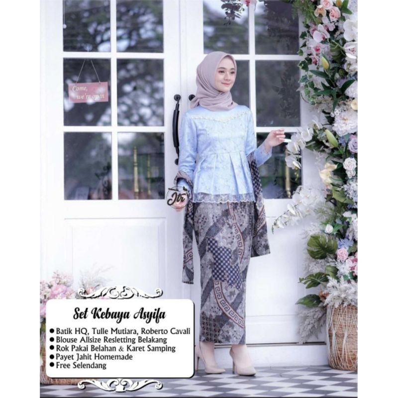 Kebaya Wanita Modern Kebaya Wisuda Kekikinian Model Terbaru