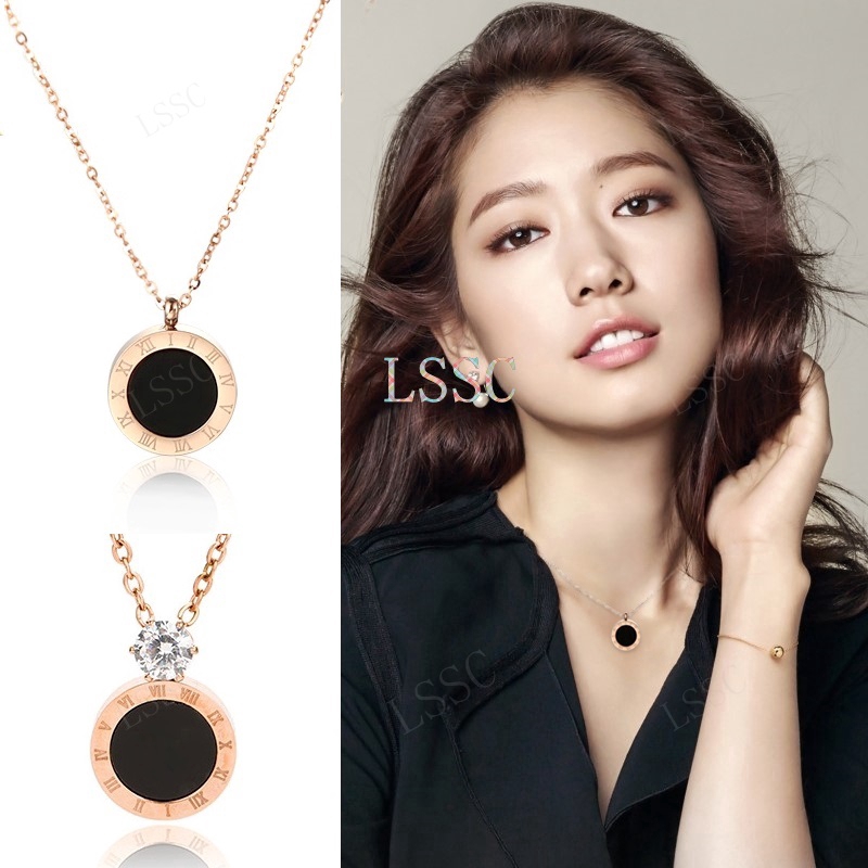 [COD] Grosir Korea Kalung Premium Titanium Lapis 18K Perhiasan Berlian Wanita Choker