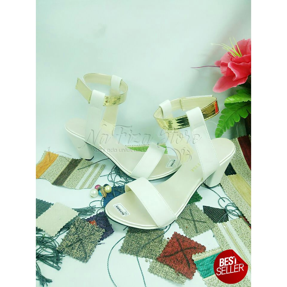 SEPATU WANITA HIGH HEELS NFZ-02 Putih