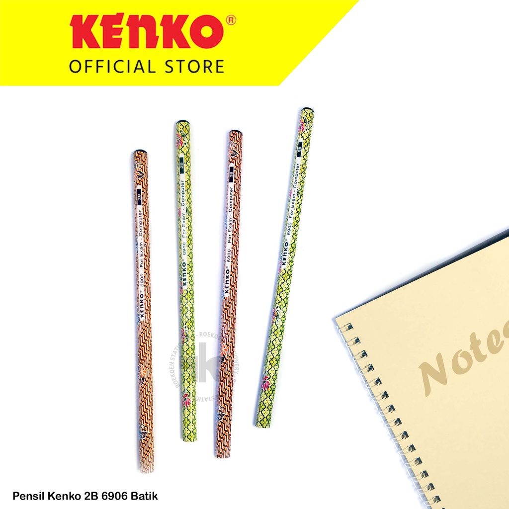 

Kenko Hexagonal Pensil 2B Fancy 6906BTK Batik