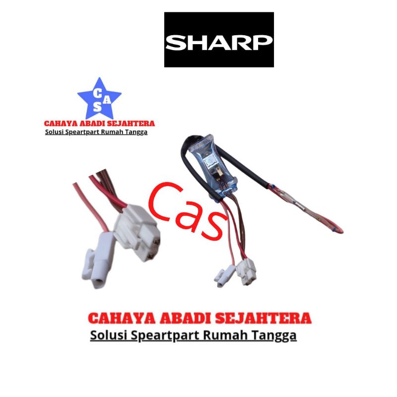 sensor suhu bimetal kulkas dua pintu sharp