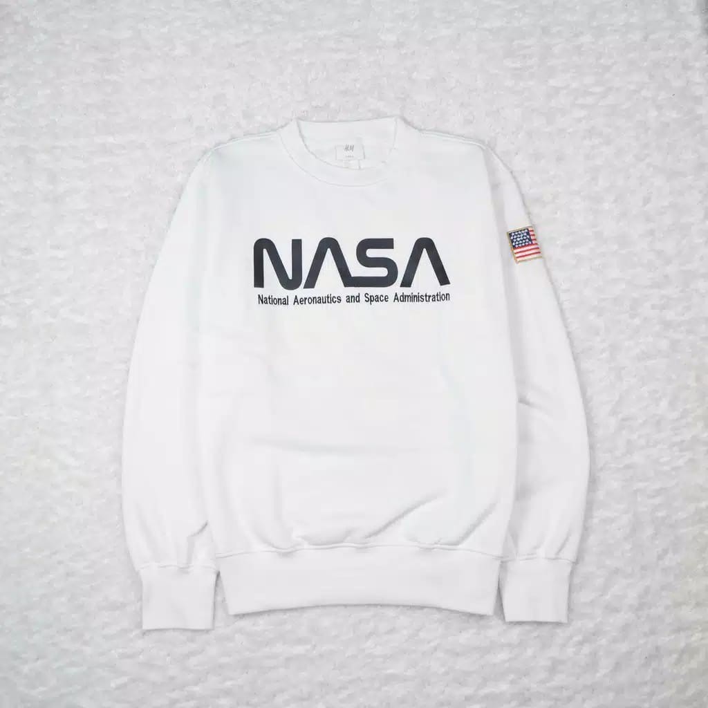 Sweater Hoodie NASA H&amp;M Premium Quality Fleece Tebal / Jaket NASA H&amp;M TerBARU