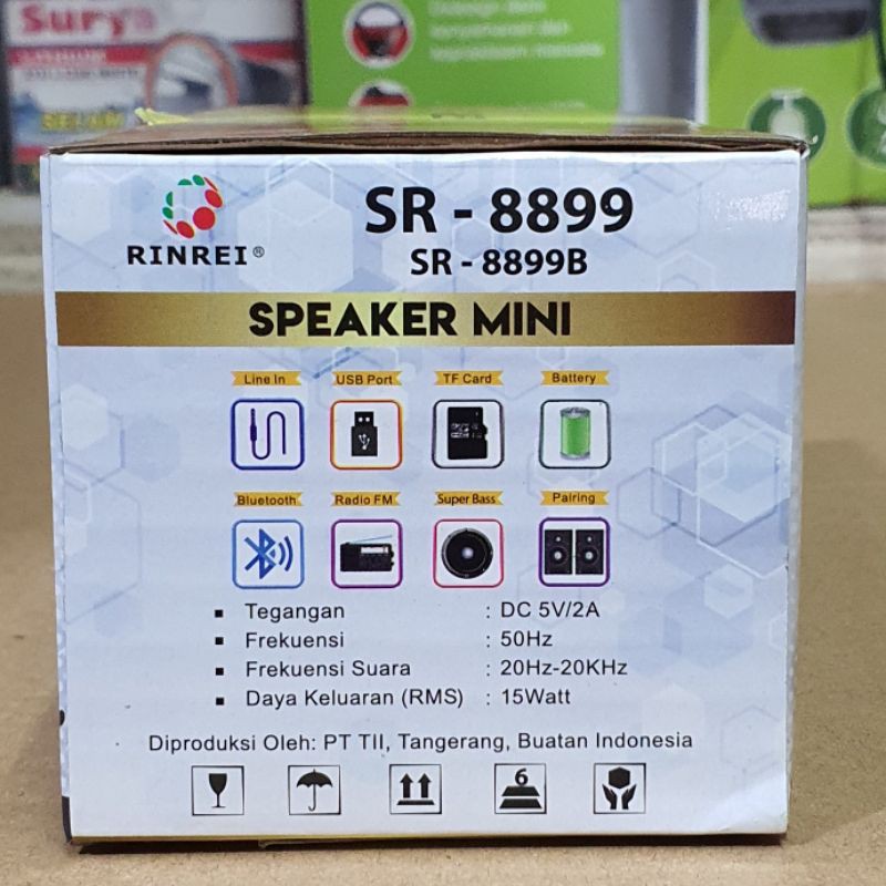 Harga promo Speaker Bluetooth Rinrei SR 8899 B