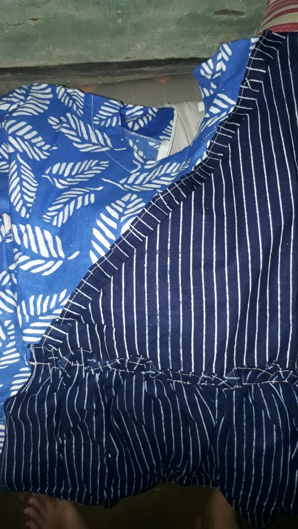 Tey-17 Batik Wanita Asj Sa Hrb026 Kenongo Kemeja Tosca Pendek