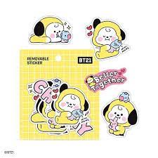 

BT21 REMOVABLE STICKER [LITTLE BUDDY] I Stiker lucu BT21 I Koleksi BT21