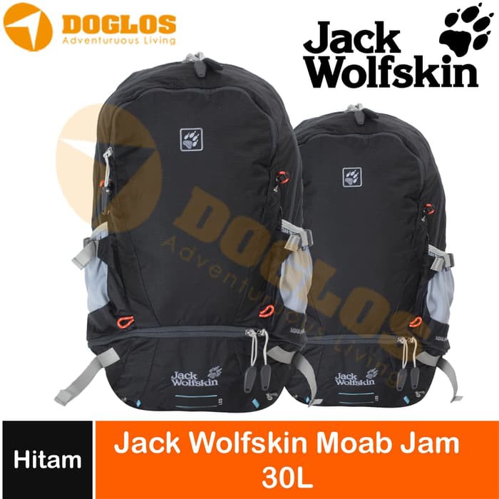 Tas Daypack MOAB JAM 30 Bike backpack JWS Jack Wolfskin Original Hitam PROMO