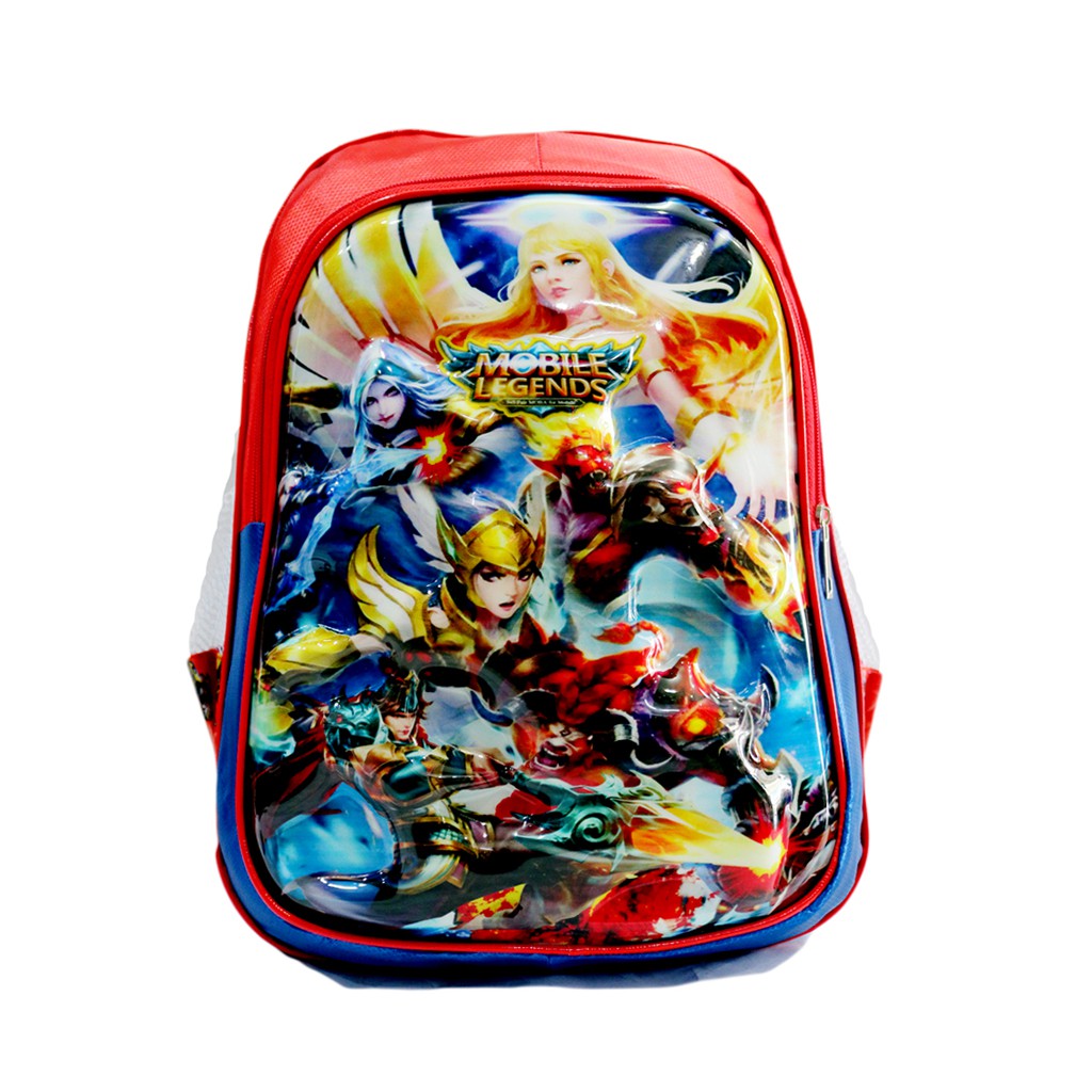 Tas Anak Karakter Timbul - Tas Sekolah Anak Laki Tobot 3 Dimensi / Tas Ransel Anak SD TK SUPER HERO