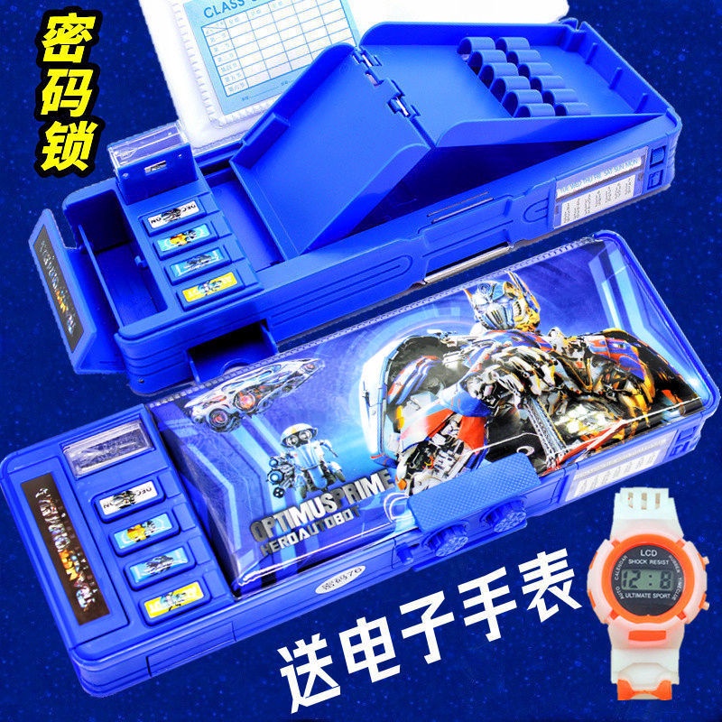 

TRANSFORMERS BOY PASSWORD LOCK KOTAK ALAT TULIS NET MERAH KOTAK PENA LAKI-LAKI DAN PEREMPUAN SISWA
