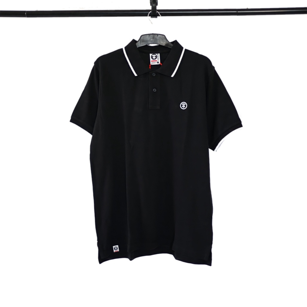 AAPE POLO IN BLACK