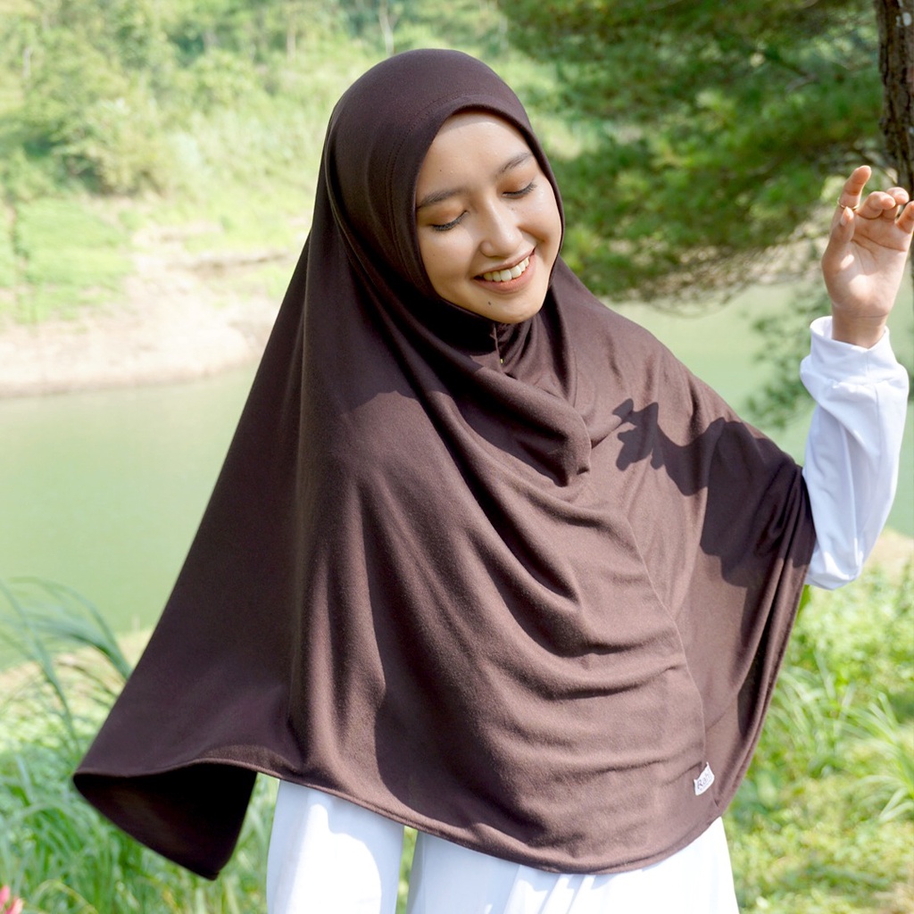 Jilbab Instan Kaos/ Hijab Instant syari/ Varna Mini Soft Pad PE-5