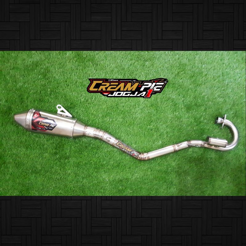 knalpot creampie Original Jogja Klx Dtracker kolong atas Stainless original racing jogja knalpot asl