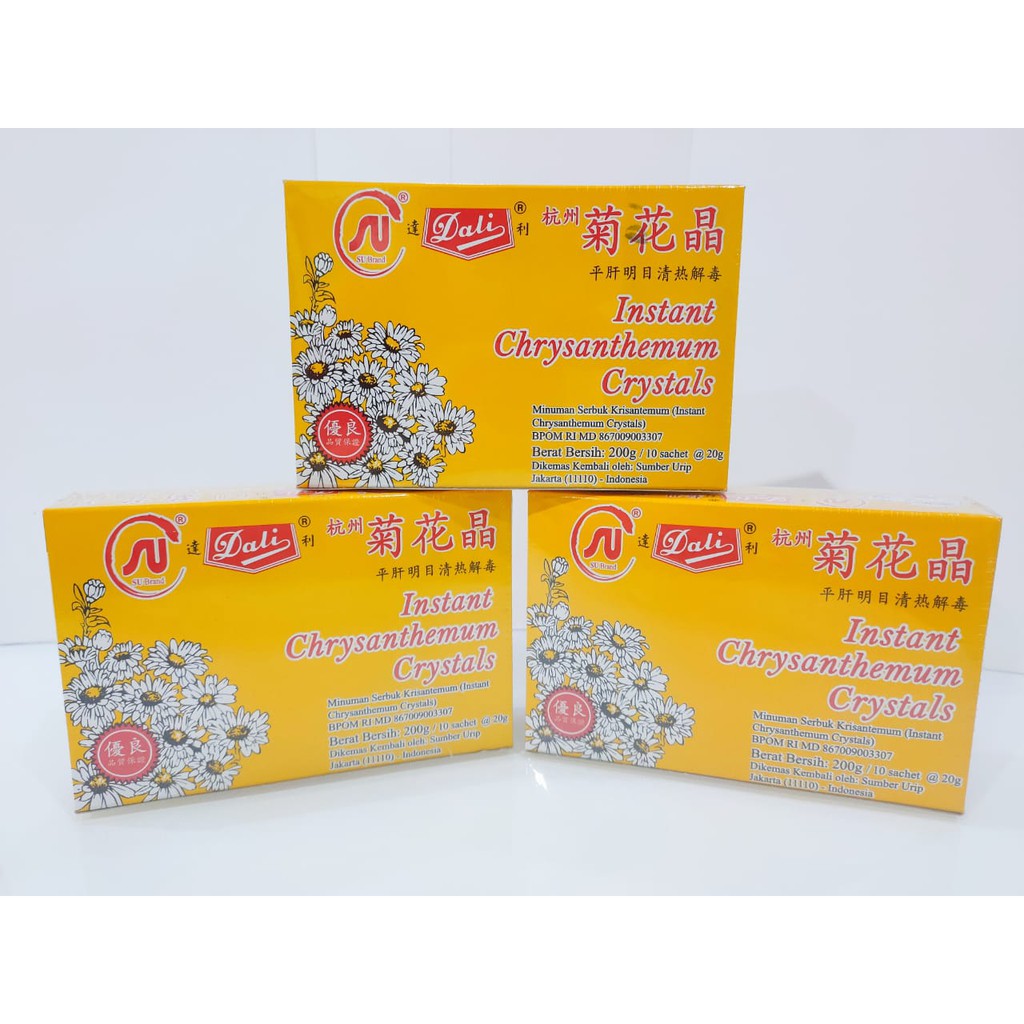 DALI INSTANT CHRYSANTHEMUM CRYSTALS TEA CIWACING Chi Hwa Ching Teh Bunga Kembang Krisan chrysantenum