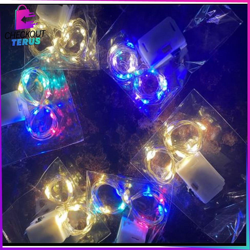 CT C438 Lampu Strip Fairy Light Tumblr Light Dekorasi Outdoor dan Indoor Lampu Led Kawat Lampu Kawat Led Tumblr