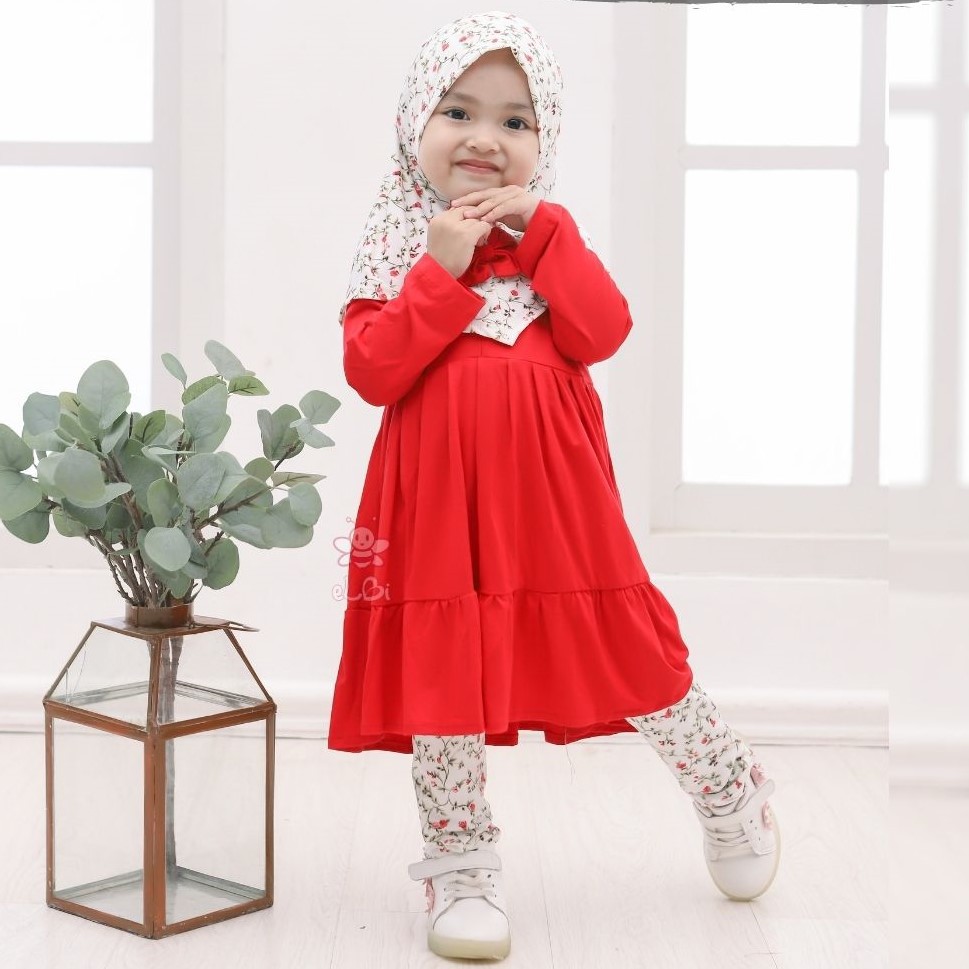 Baju Muslim Anak Perempuan Rayon Super / Gamis Anak 1-2 Tahun, 3-4 Tahun, 5-6 Tahun / Baju Muslim An