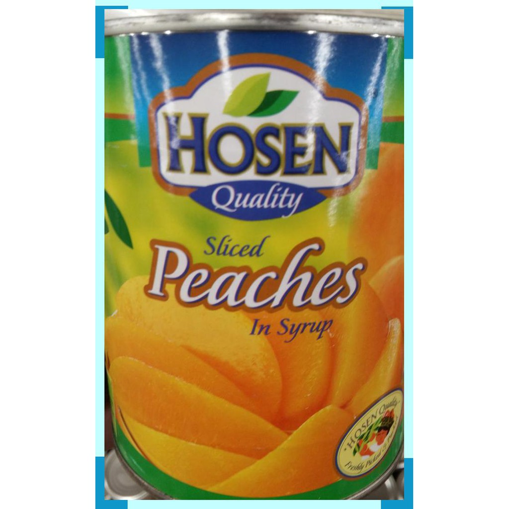 

Hosen quality | sliced peaches in syrup | 825 gram