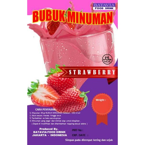 

BUBUK MINUMAN 1KG/1000GRAM RASA STRAWBERRY/SERBUK MINUMAN ANEKA RASA/BUBUK MINUMAN KEKINIAN/BUBUK POWDER DRINK/POWDER MINUMAN BUBUK/MINUMAN KEKINIAN/BUBUK MINUMAN BOBA/BUBUK BOBA MINUMAN/MINUMAN KEKINIAN