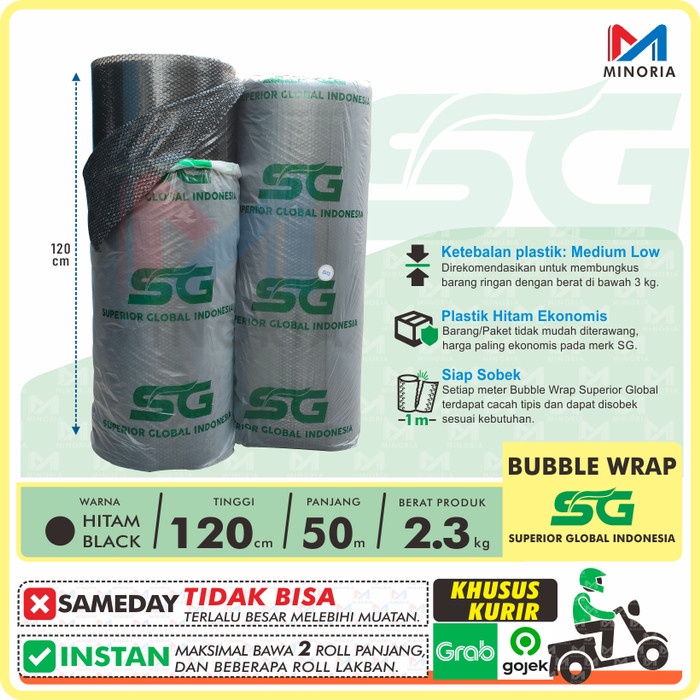 

Ginger- Bubble Wrap / Babel SG Superior Global Siap Sobek - 2,5kg
