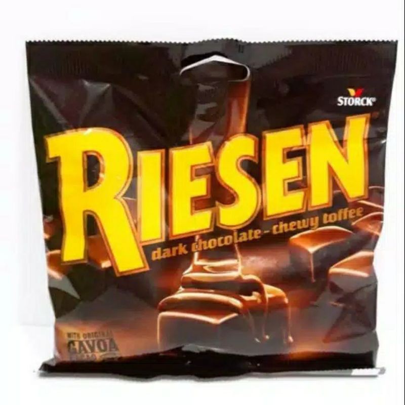 

Storck Riesen Dark Chocolate Chewy Toffee 150gr/ Permen Kunyah Cokelat Import