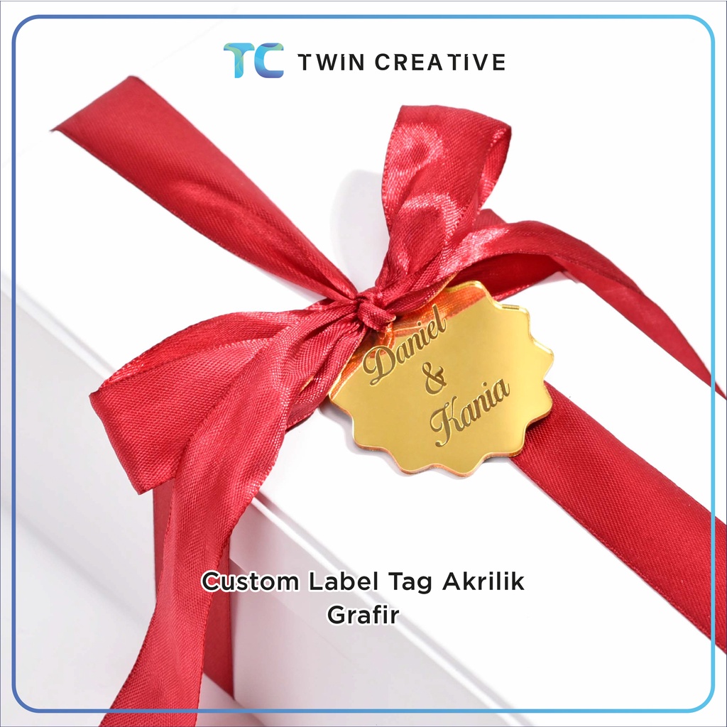 

Label Tag Akrilik Mirror Custom Grafir Gantungan - Label Tag Acrylic Mirror LTG.4