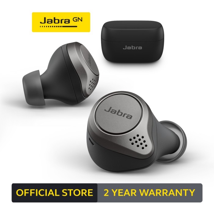 Jabra Elite 75T True Wireless Earbud Titanium Black