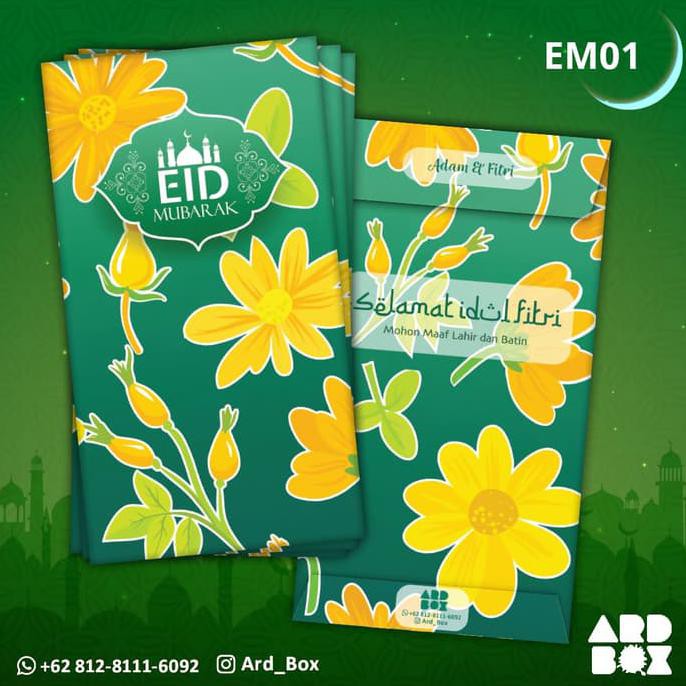 

Buruan Beli Custom Amplop Lebaran Thr Angpao Idul Fitri Angpau Hari Raya Em01