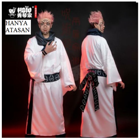 JUJUTSU KAISEN COSPLAY COSTUME JEPANG KOSTUM JAPAN JACKET YUKATA GAKURAN ANIME