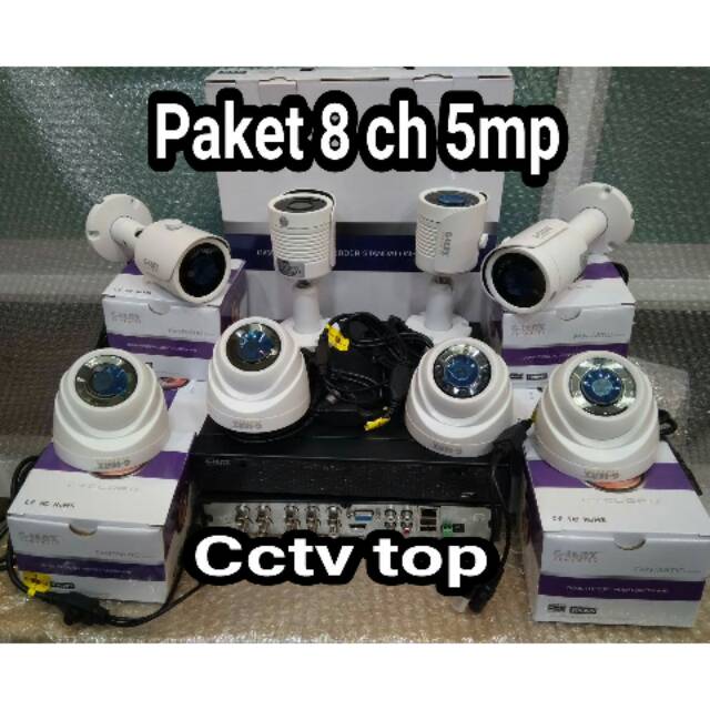 PAKET CCTV 8 CH 5MP MURAH DAN BAGUS TANPA HARRDISK