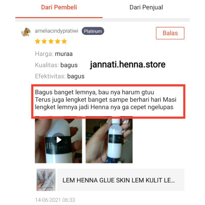 LEM HENNA GLUE SKIN LEM KULIT LEM JANNATI LEM SUPER KUAT LEM WHITE HENNA SUPER GLUE SKIN WATERPROOF