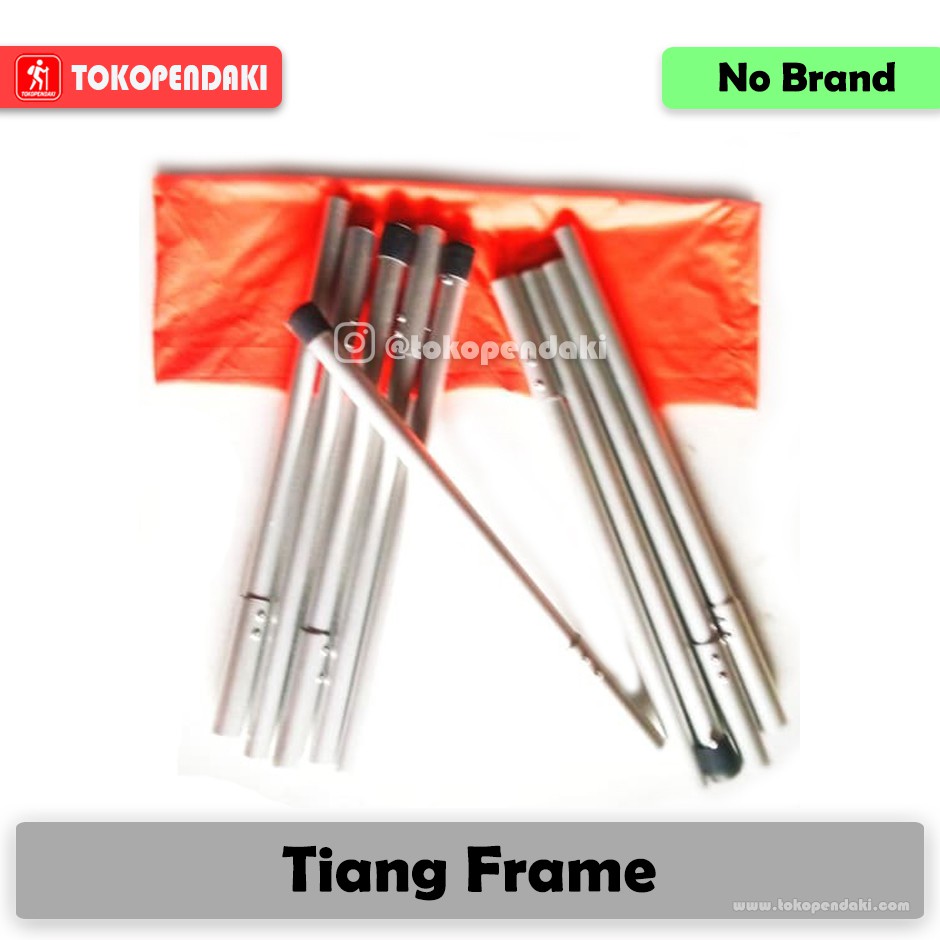 Tiang Frame Flysheet TrapTent Tenda Darurat Bahan Alumunium