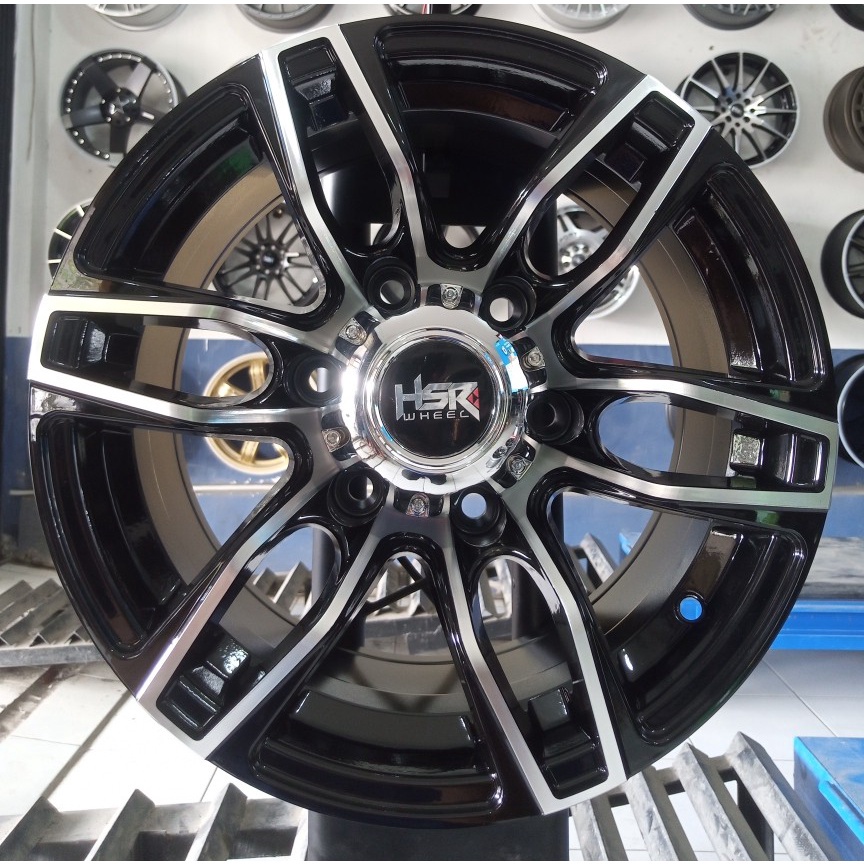 Velg Offroad Hsr Kirei Ring 15 Warna Black Polish Mobil Blazer Terano Pelek Offroad R15 Murah