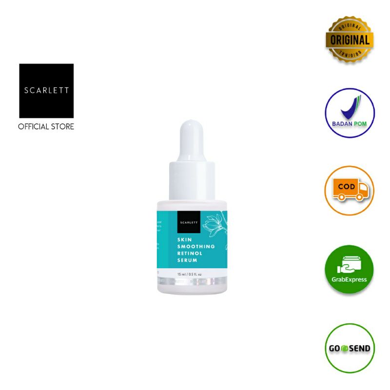 SERUM SCARLETT RETINOL SKIN SMOOTHING RETINOL SERUM SERUM RETINOL SERUM ANTI PENUAAN SERUM ANTIAGING
