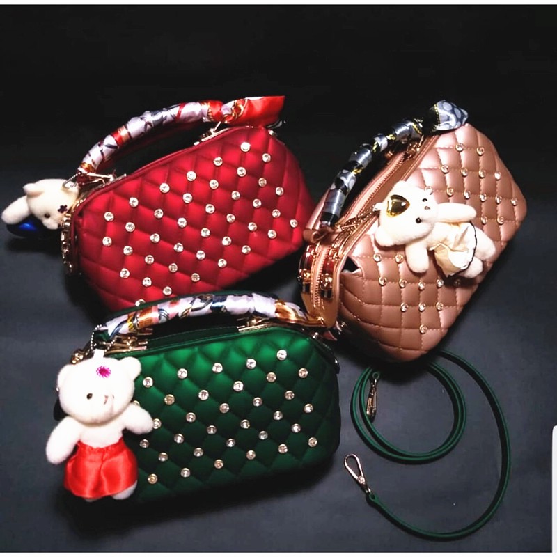 tas Jelly Matte Doctor diamond kotak Tas Wanita Impor 1155 tas Jelly Matte Doctor diamond kotak Tas Wanita Impor 1155