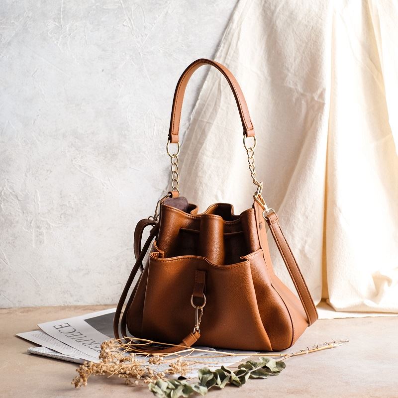 BJ21900 - BLACK/BROWN - TAS WANITA FASHION IMPORT MODIS ELEGAN TERMURAH TERLARIS TERBARU BAGSTORE JAKARTA TAS BATAM JT1900